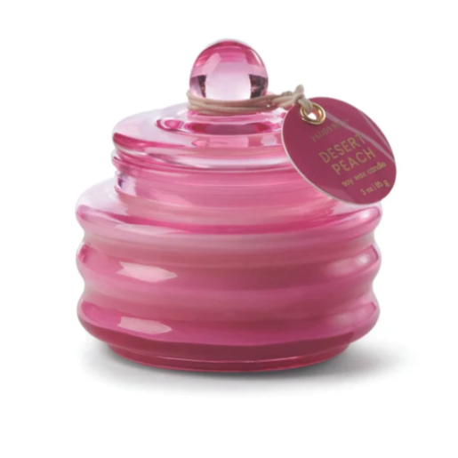 Beam Glass Candle Fuchsia Pink / Desert Peach