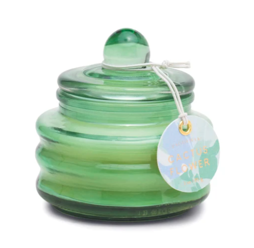 Beam Glass Candle Green / Cactus Flower