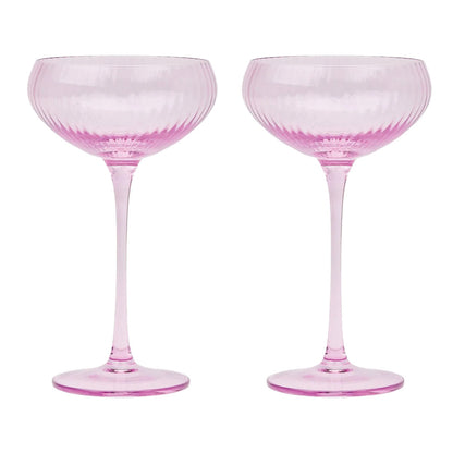 The Lou Coupe Glass ‐ Set of 2 Lilac