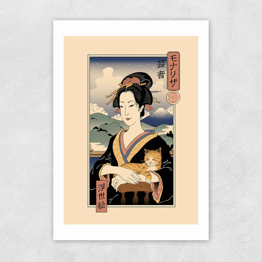 Ukiyo-e Lisa Print