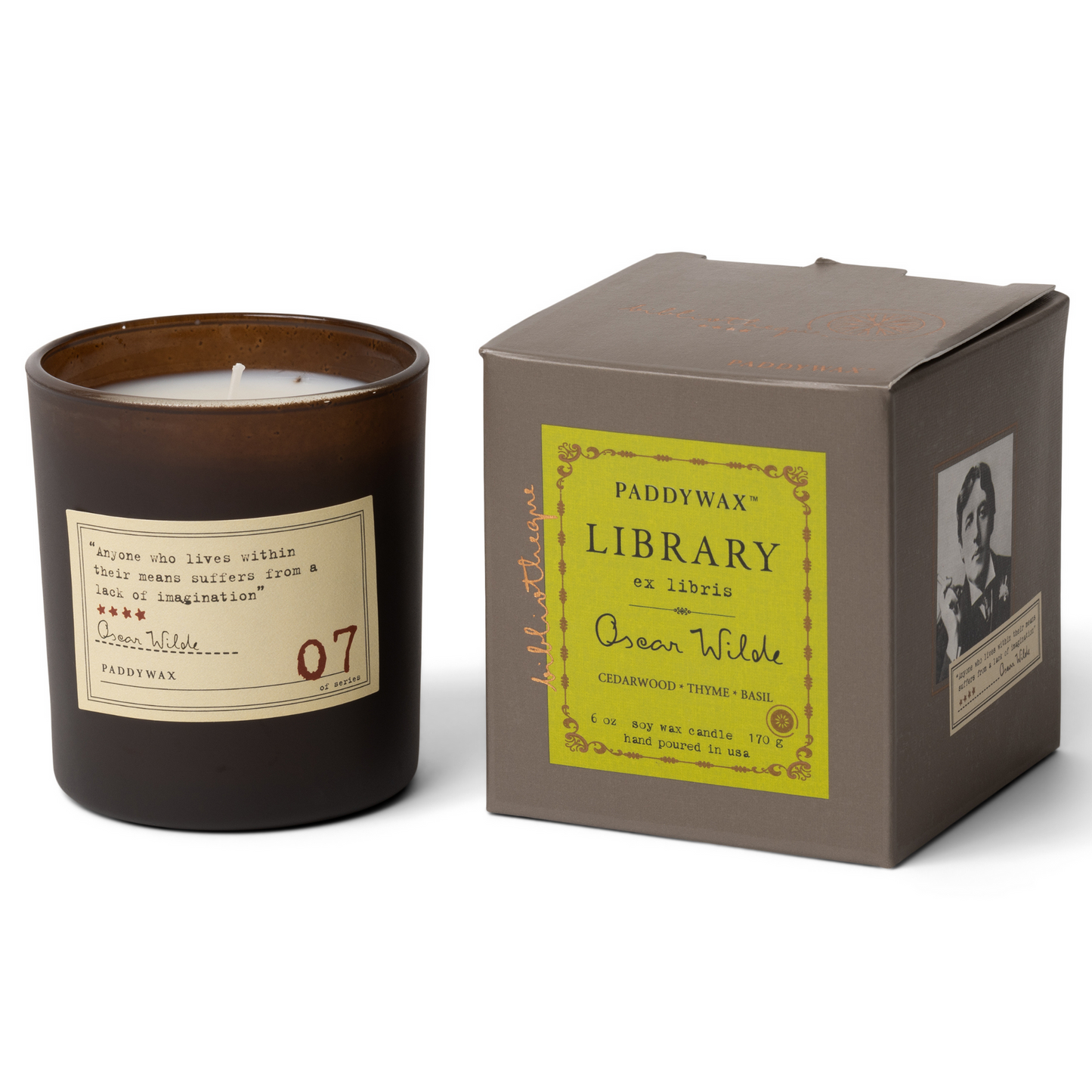Library Candle ‐ Oscar Wilde