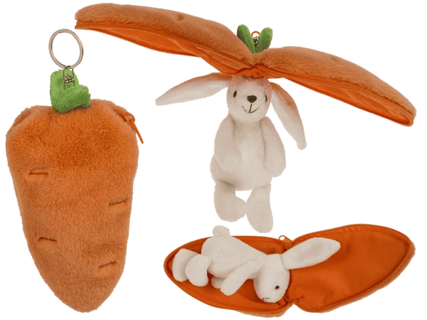 Keyring Plush Folding rabbit