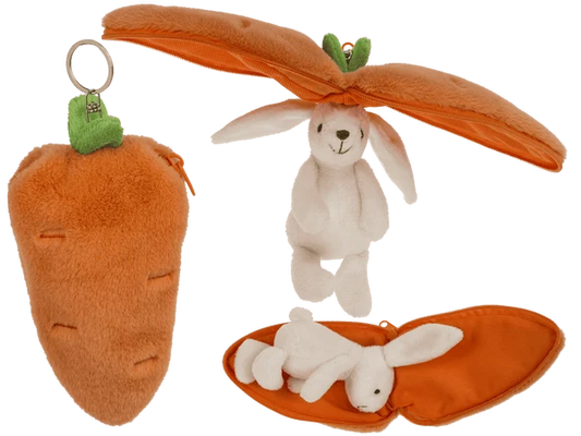 Keyring Plush Folding rabbit
