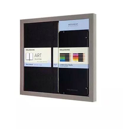 Moleskine Art Collection Sketching Kit - Large Hardcover color