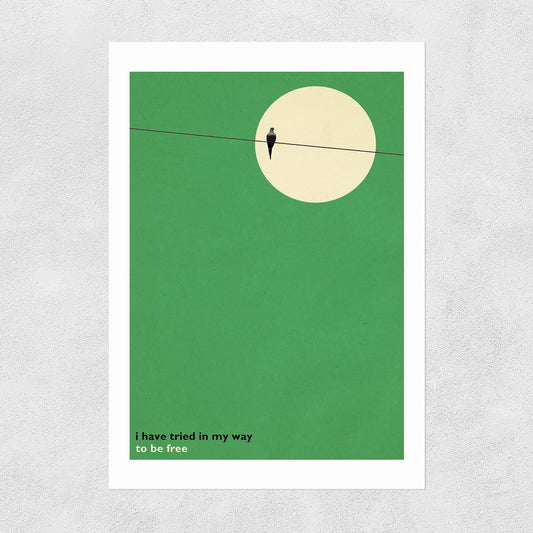 Bird on a Wire Print