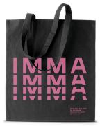 IMMA Tote Bag (Black with Pink text)