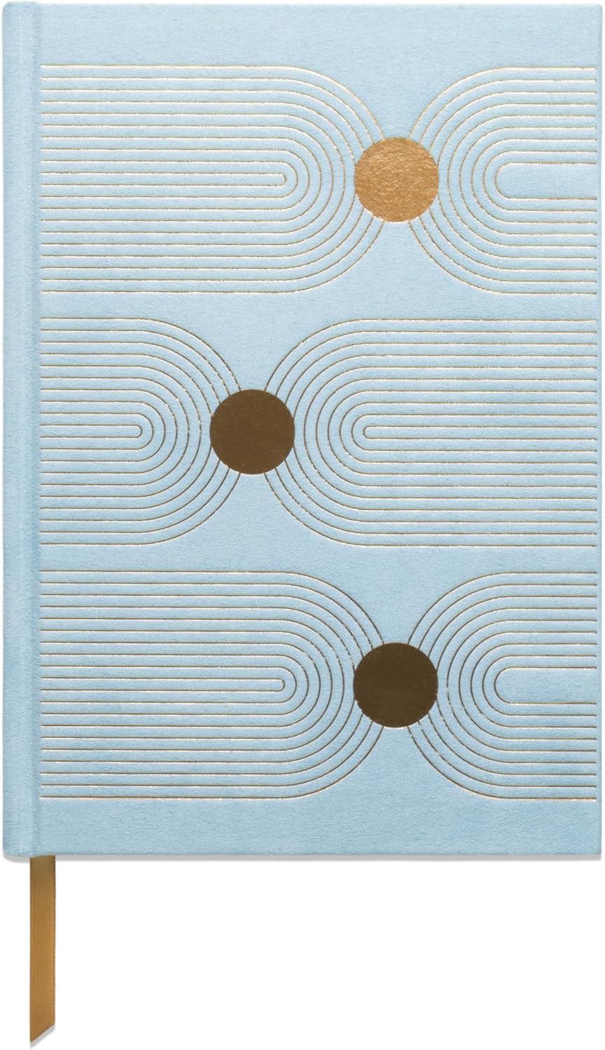 Suedette Hardcover Journal - Blue