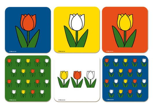 Coasters: Tulpen, Dick Bruna