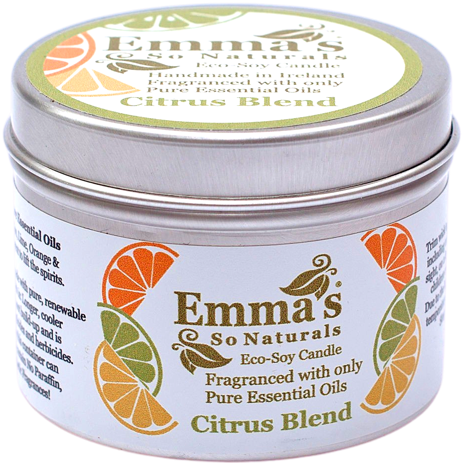Citrus Blend Natural Candle in Tin