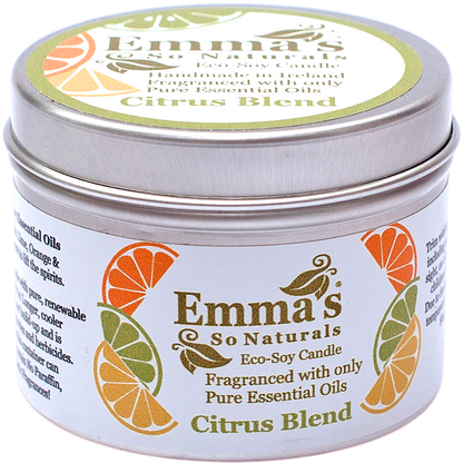 Citrus Blend Natural Candle in Tin