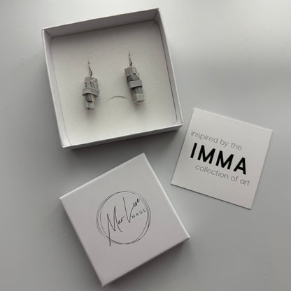 Column - Grey Earrings