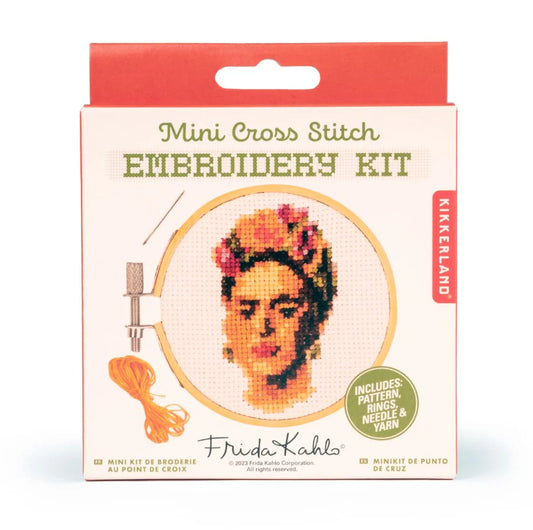 Frida Mini Cross Stitch Embroidery