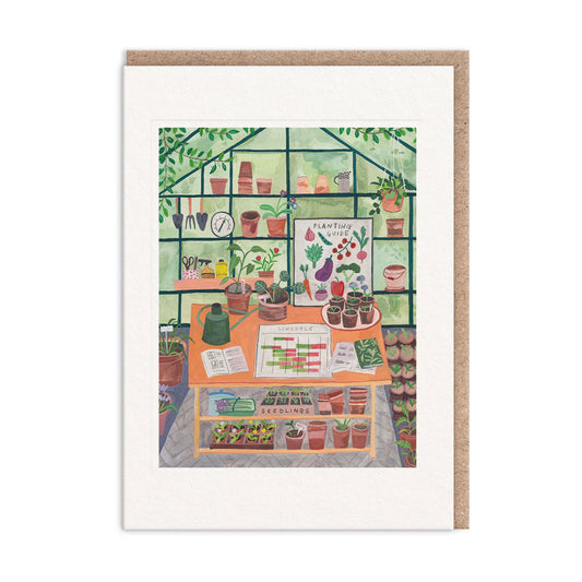 Greenhouse Greeting Card