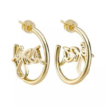 Grá Beag Hoop Earrings Gold