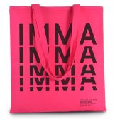 IMMA Tote Bag (HOT PINK with Black text)
