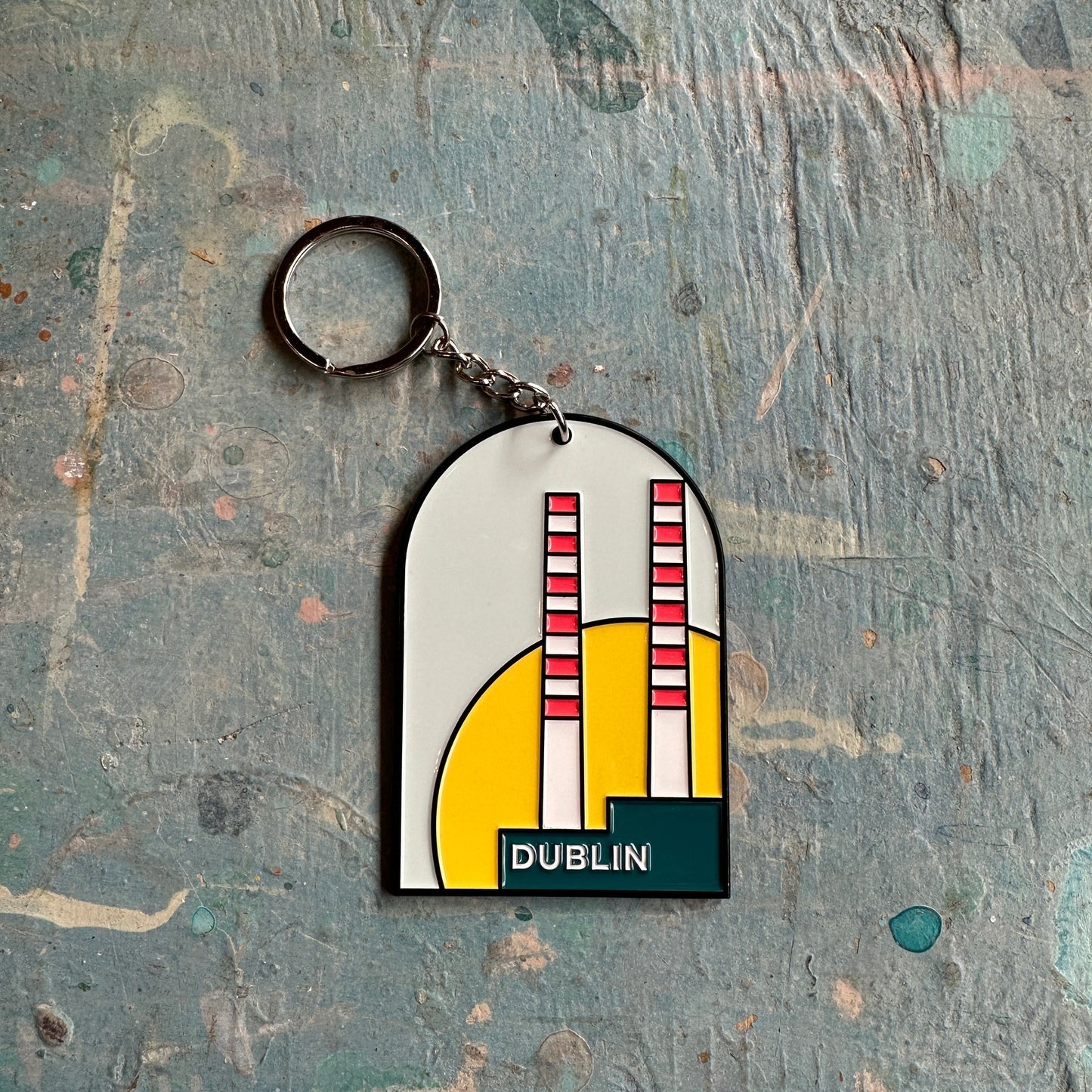 Dublin Scape Keyring