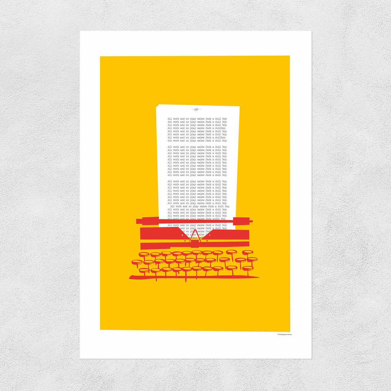 Typewriter - The Shining Print