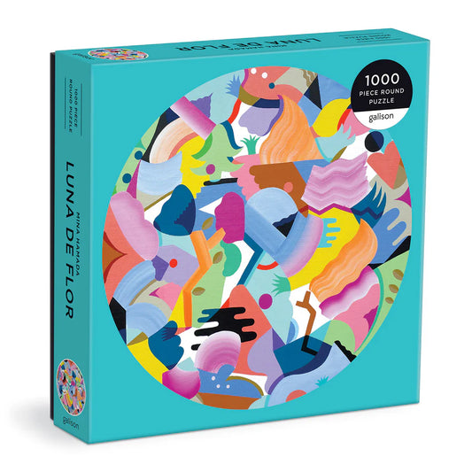 Luna de Flor 1000 Piece Round Puzzle