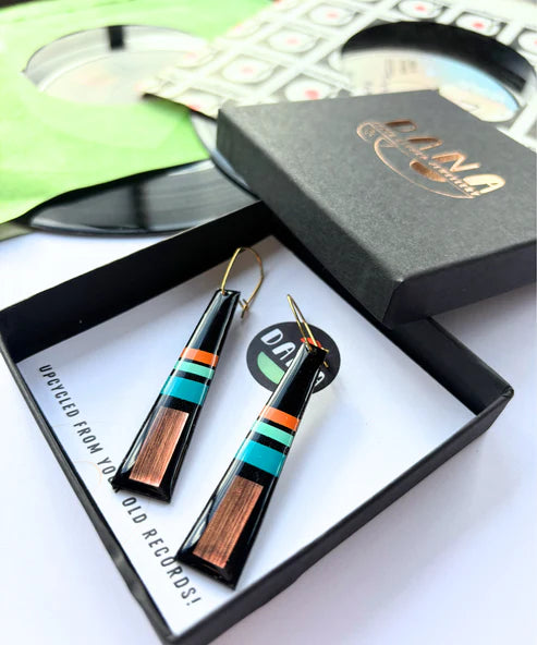 LIZZY in Copper, Orange, Turquoise, Teal