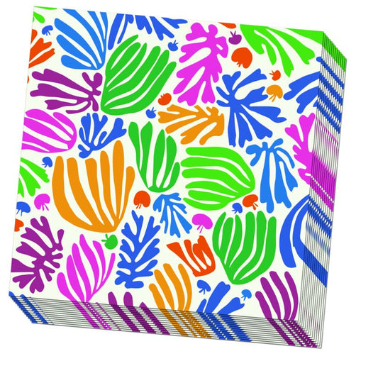Napkins: Painting with Scissors, Henri Matisse