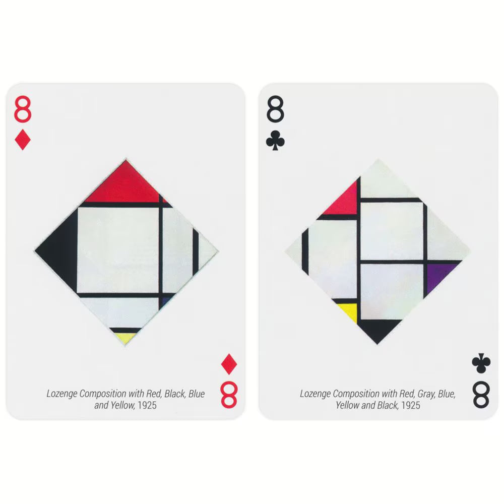 Mondrian Playing Cards