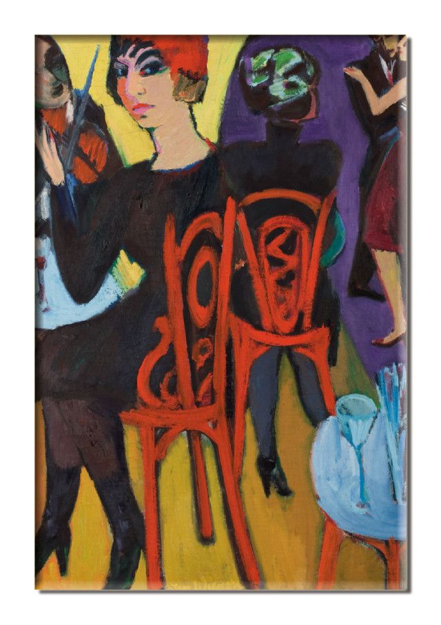 Fridge magnet: Music Hal, Jan Wiegers