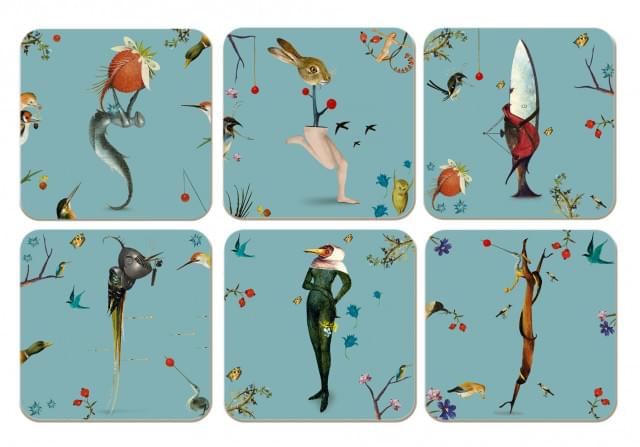 Coasters: Inspired by The Garden Of Earthly Delights, Jheronimus Bosch