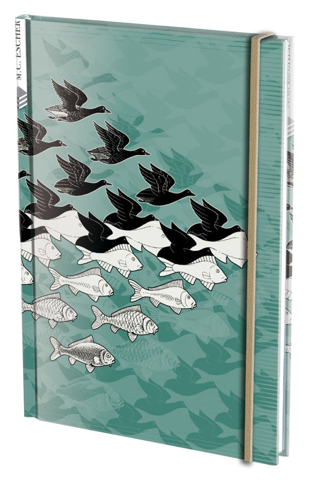 Notebook A5 hardcover: Lucht en Water, M.C. Escher