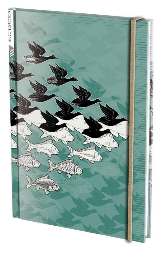 Notebook A5 hardcover: Lucht en Water, M.C. Escher