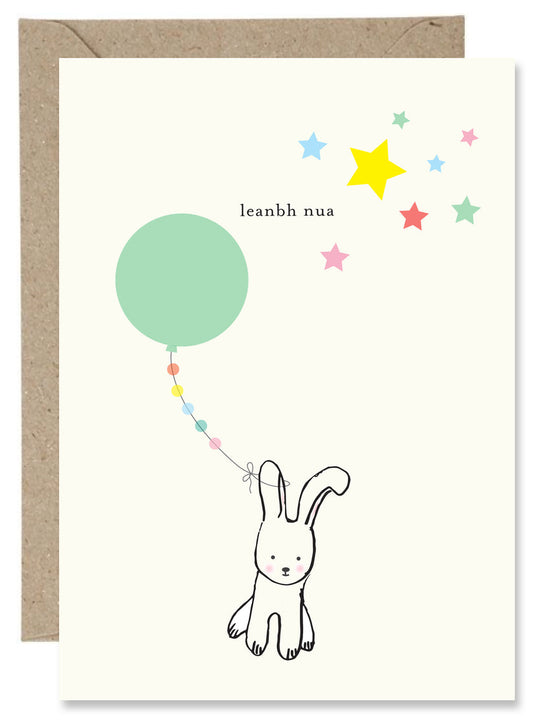 The Paper Gull 'Leanbh Nua' Greeting Card
