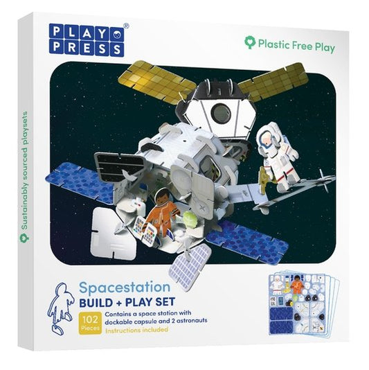 Playpress Space Station Build and Play Set - age 5+