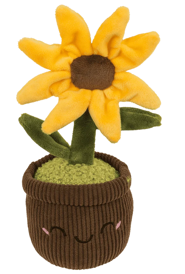 Plush Flowers in Pots