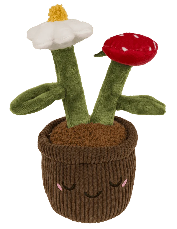 Plush Flowers in Pots