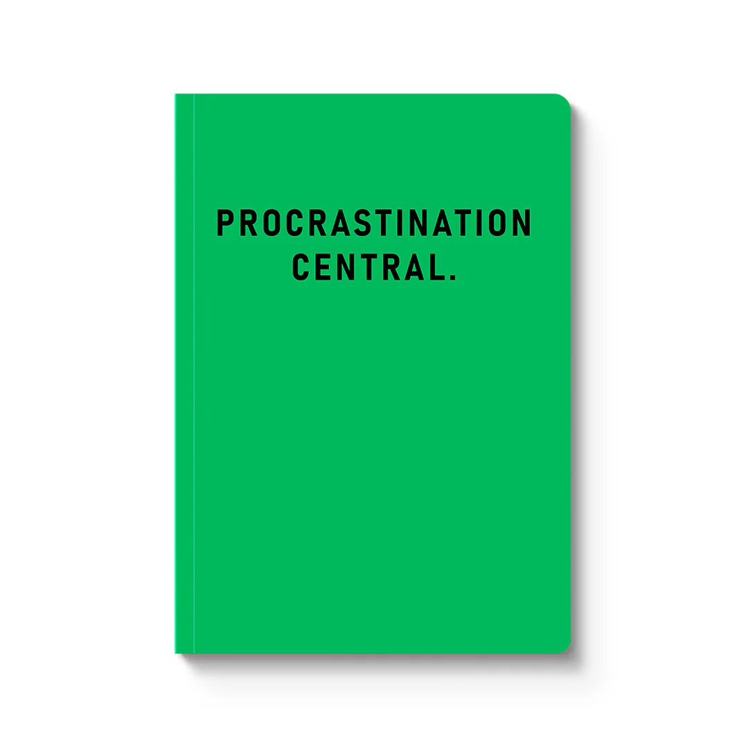 Procrastination Central A5 Notebook