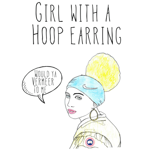 Hoop Earring Print A3