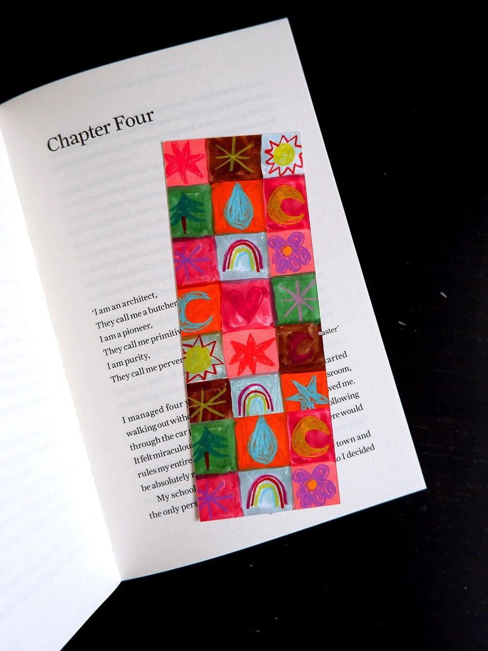 Quilt Pattern Bookmark