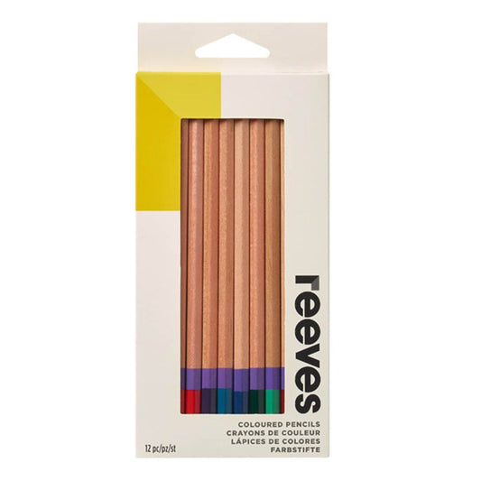 Reeves Pencils 12 Assorted Colours
