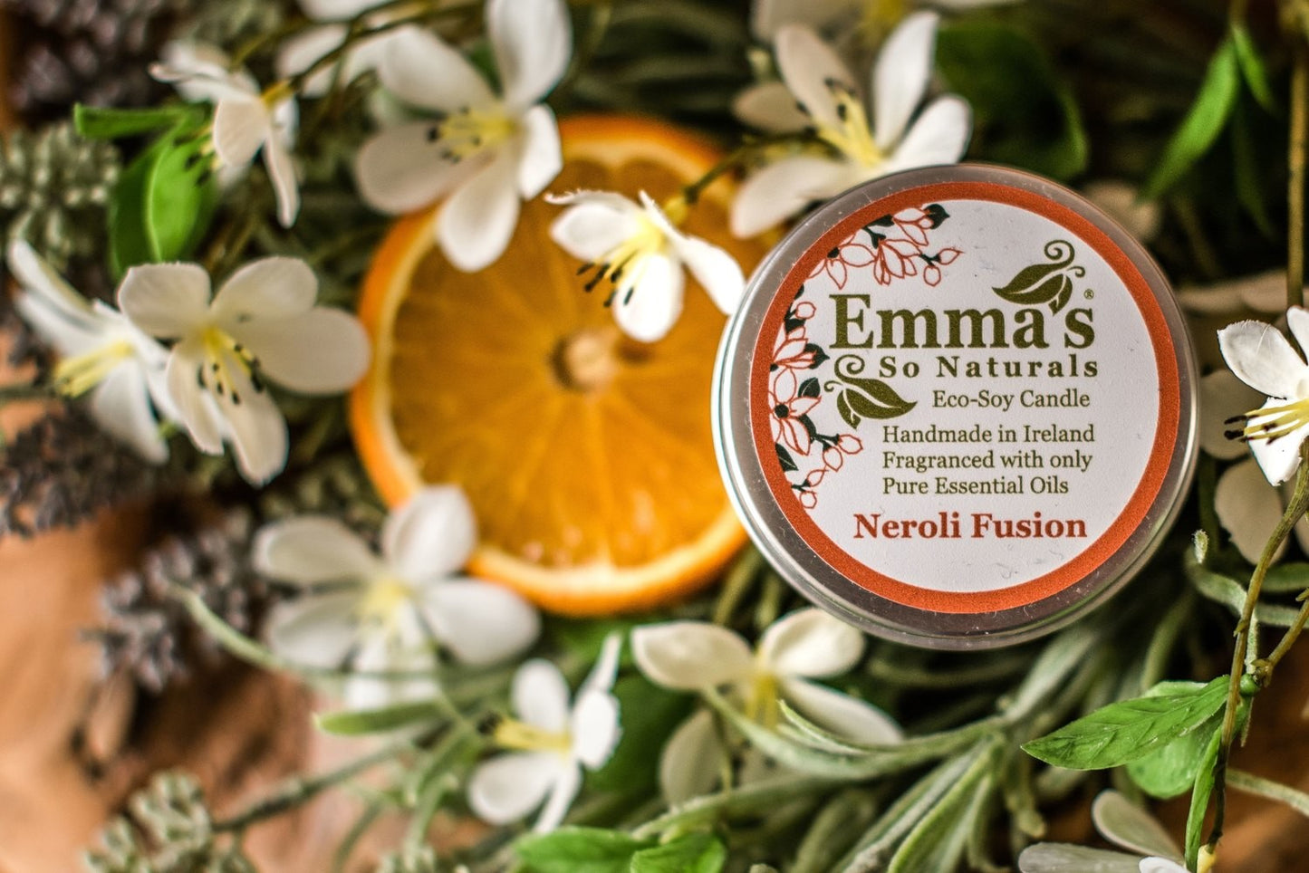 Neroli Fusion Natural Candle in Tin