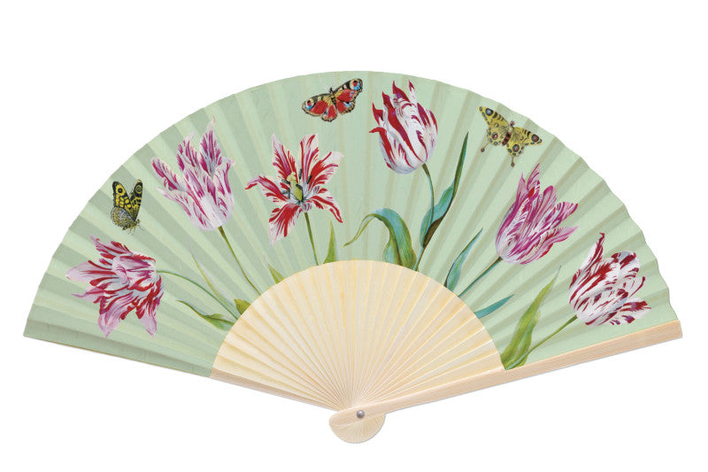 Hand Fan: Tulpen/Tulips