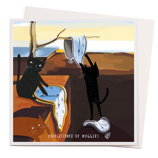 Persistance Of Cats Greeting Card