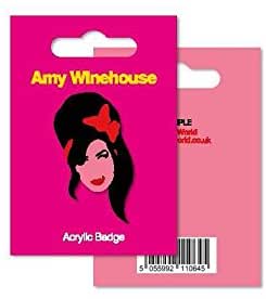 Amy Winehouse Acrylic Badge