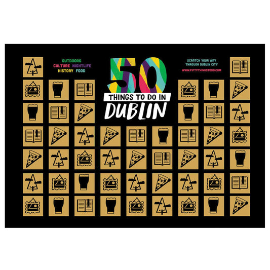 50 Things To Do In Dublin Poster