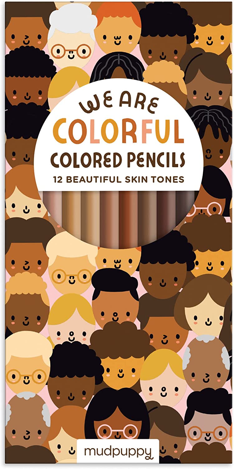We are Colorful Skin Tone Coloured Pencils