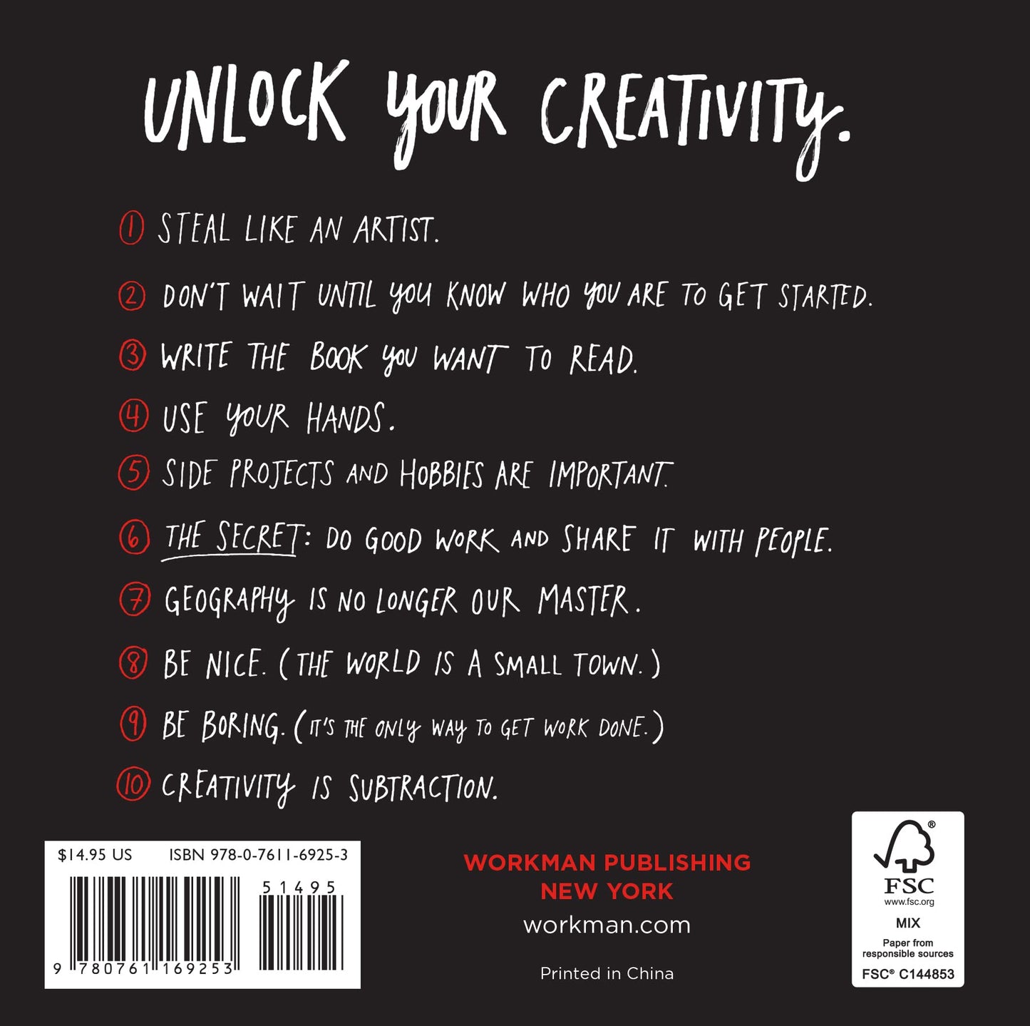 Steal Like An Artist: 10 Things Nobody Told You About Being Creative