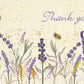 Lavander and Honey Thank You Note Cards
