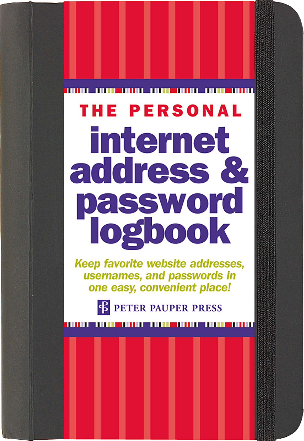 The Personal Internet Address & Password Logbook (Black)