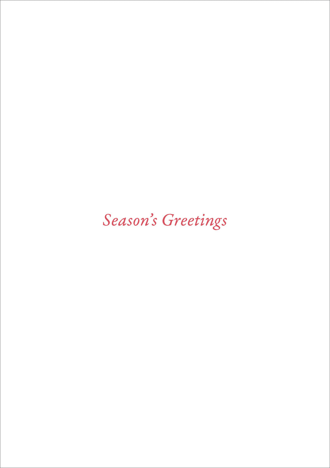 Festive Evergreen Small Boxed Christmas Cards