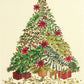Festive Evergreen Small Boxed Christmas Cards