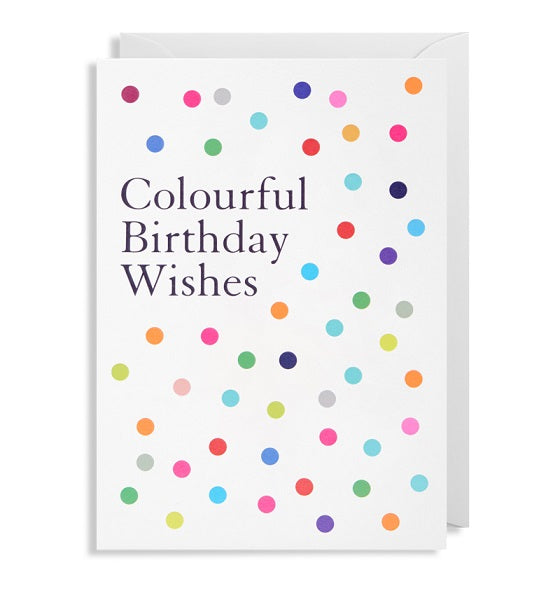 Colourful Birthday Wishes Greeting Card