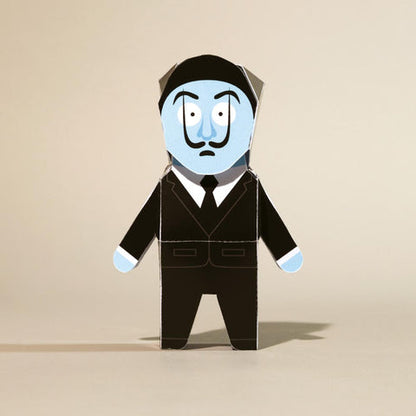 Fold-Vador Dali Paper Model